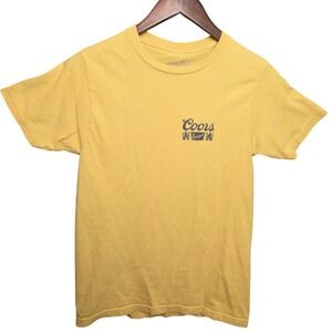 Coors Banquet Tee Luv Graphic T-Shirt‎ Golden Colorado Beer Mens Small